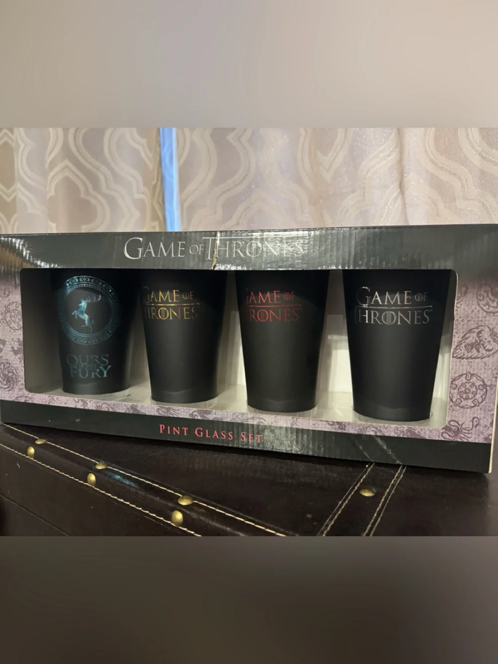 Matte Black Pint Glass Set - Black Finish